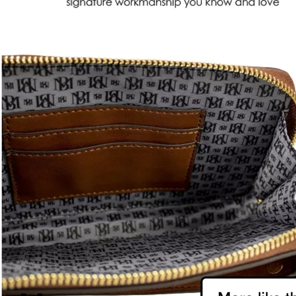 Badgley Mischka Vegan Leopard Pouch Belt Bag Crossbody Bag. - Picture 2 of 12